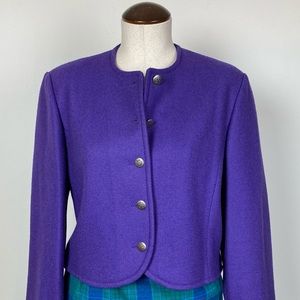 Vintage Pendleton Cropped Wool Blazer